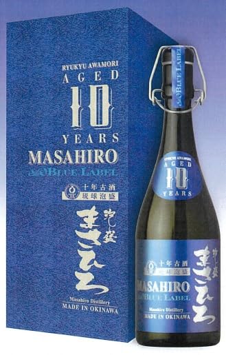 Amazon.co.jp: 泡盛 10年古酒 まさひろ ブルーラベル 40度 720ml